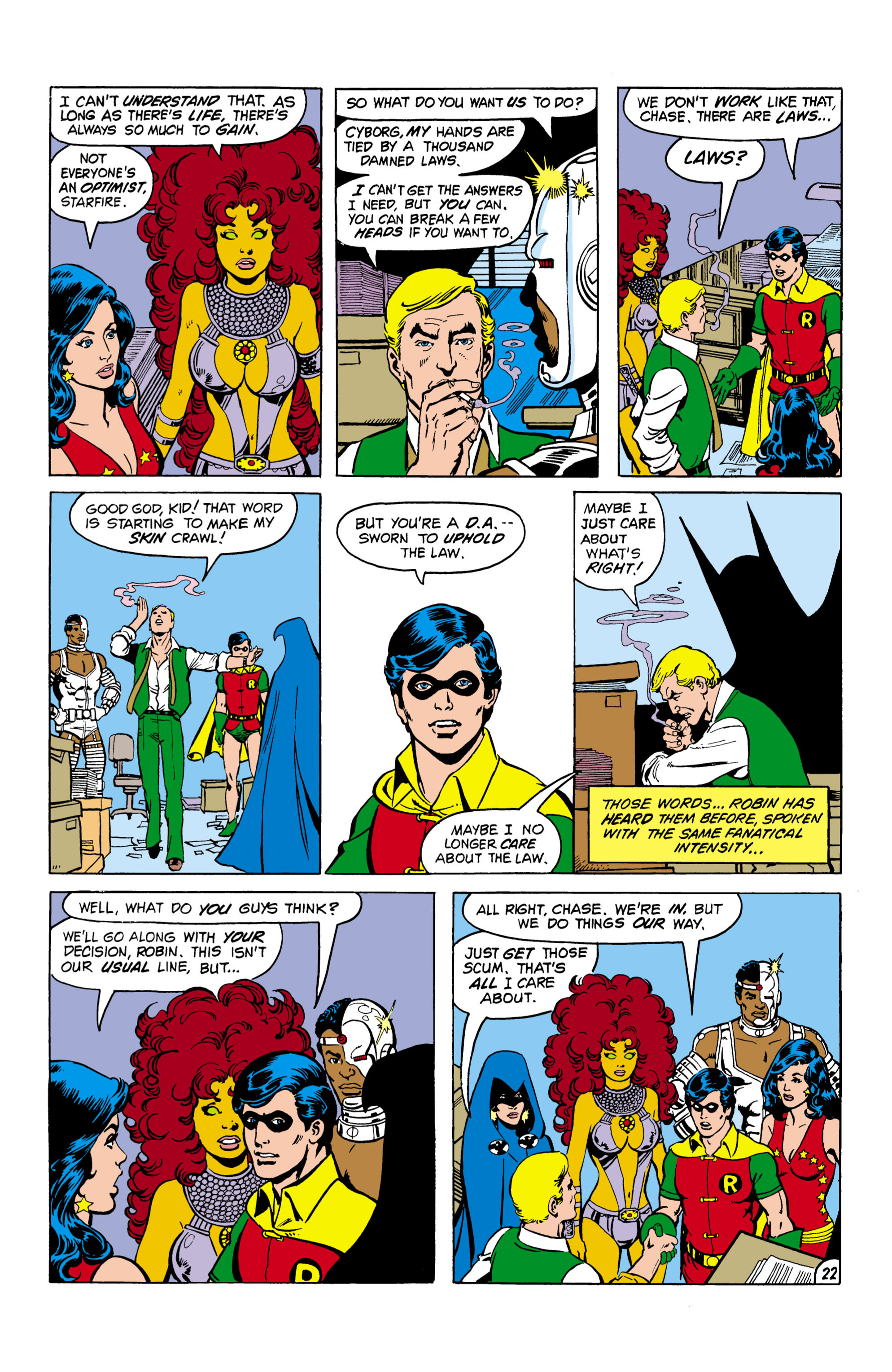 Read online The New Teen Titans (1980) comic -  Issue #26 - 23