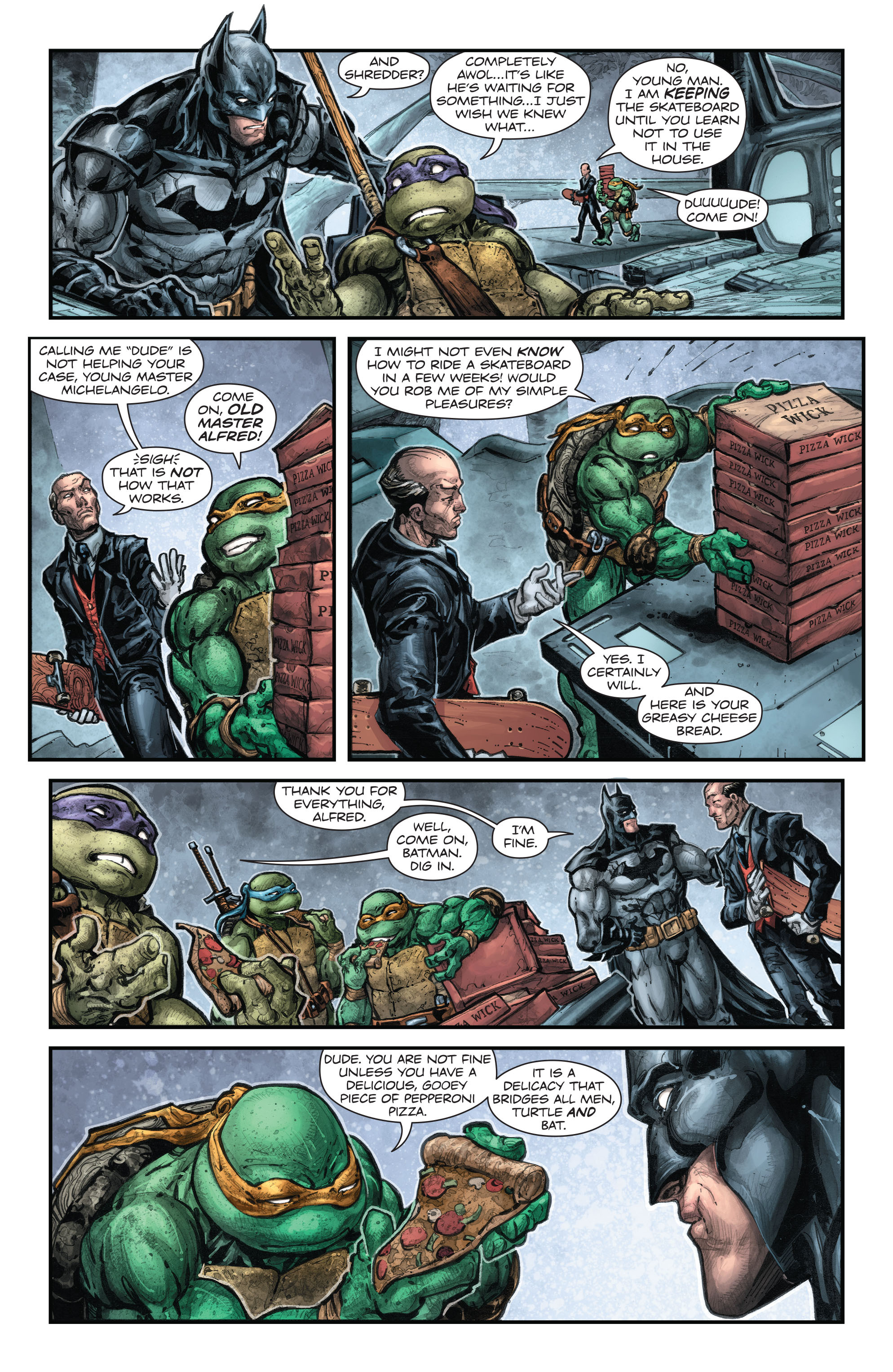 Read online Batman/Teenage Mutant Ninja Turtles comic -  Issue #4 - 12