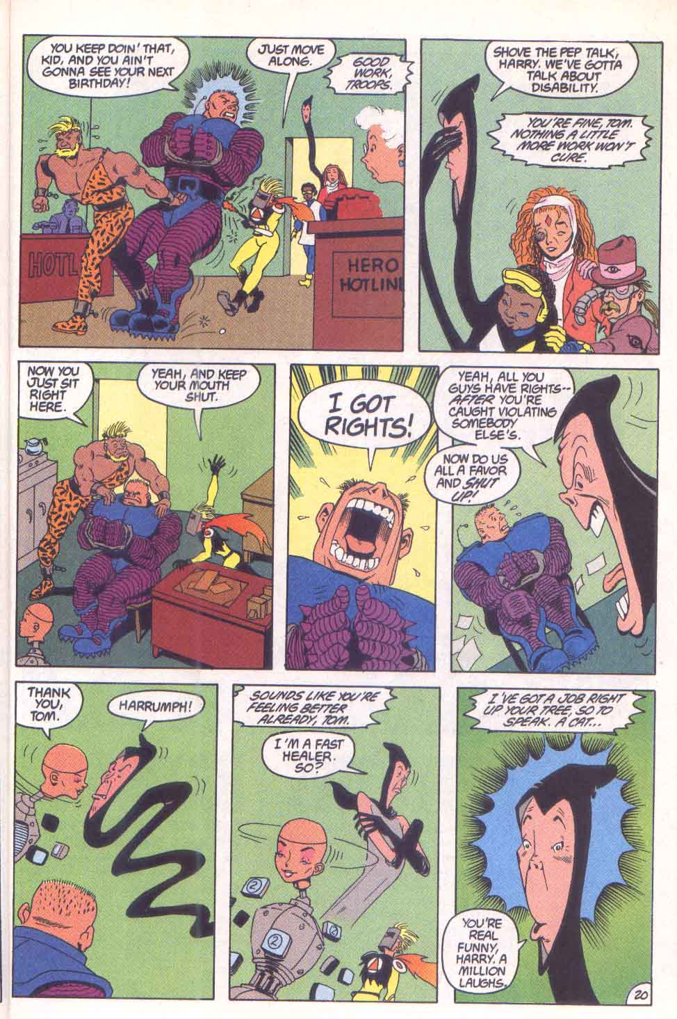 Read online Hero Hotline comic -  Issue #1 - 21