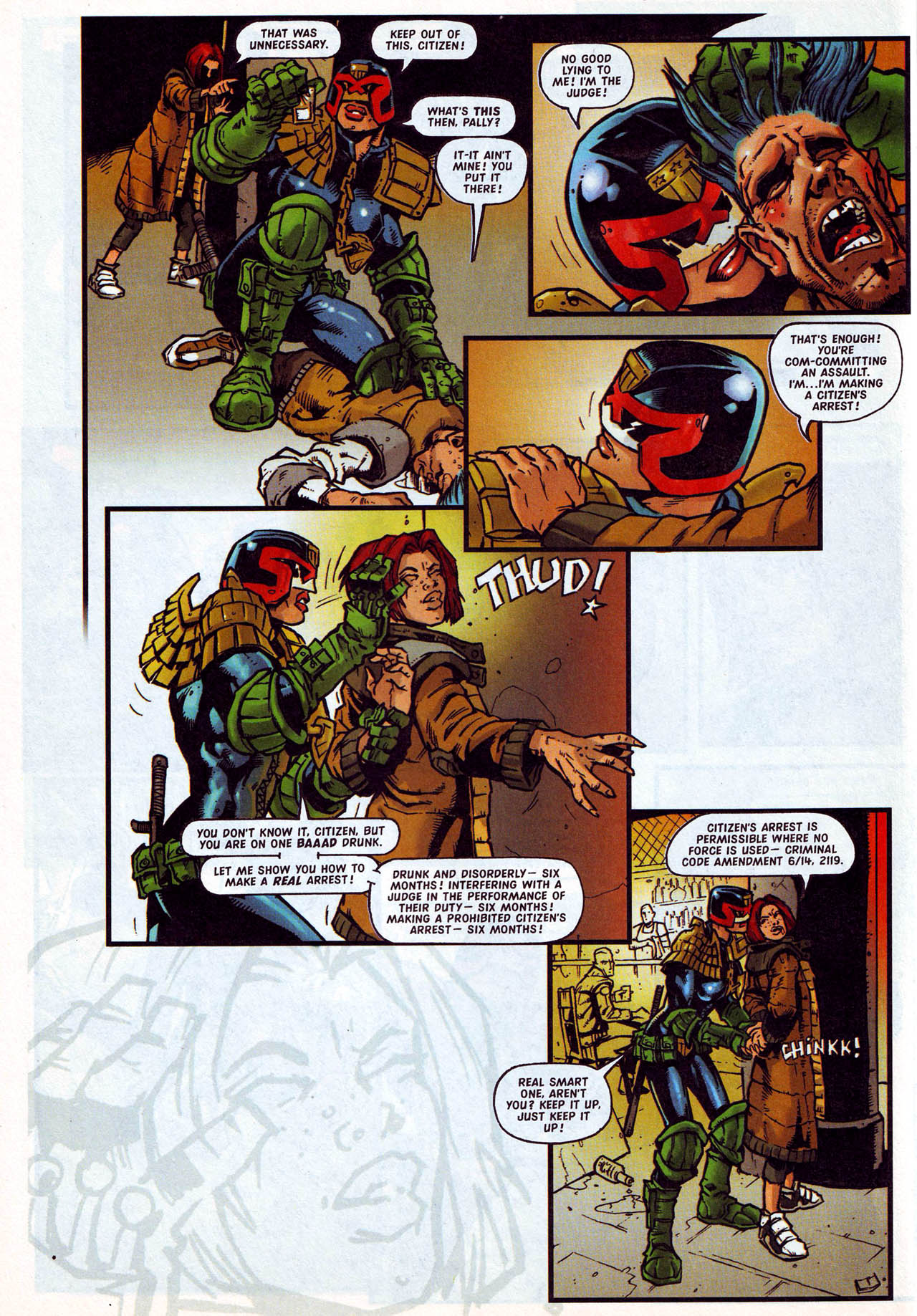 Read online Judge Dredd Megazine (vol. 3) comic -  Issue #52 - 12