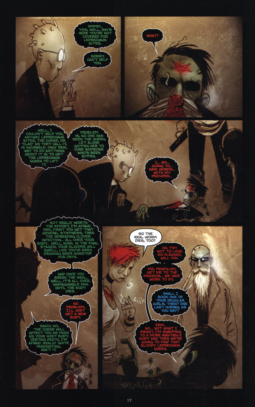 Read online Wormwood: Gentleman Corpse comic -  Issue #5 - 18