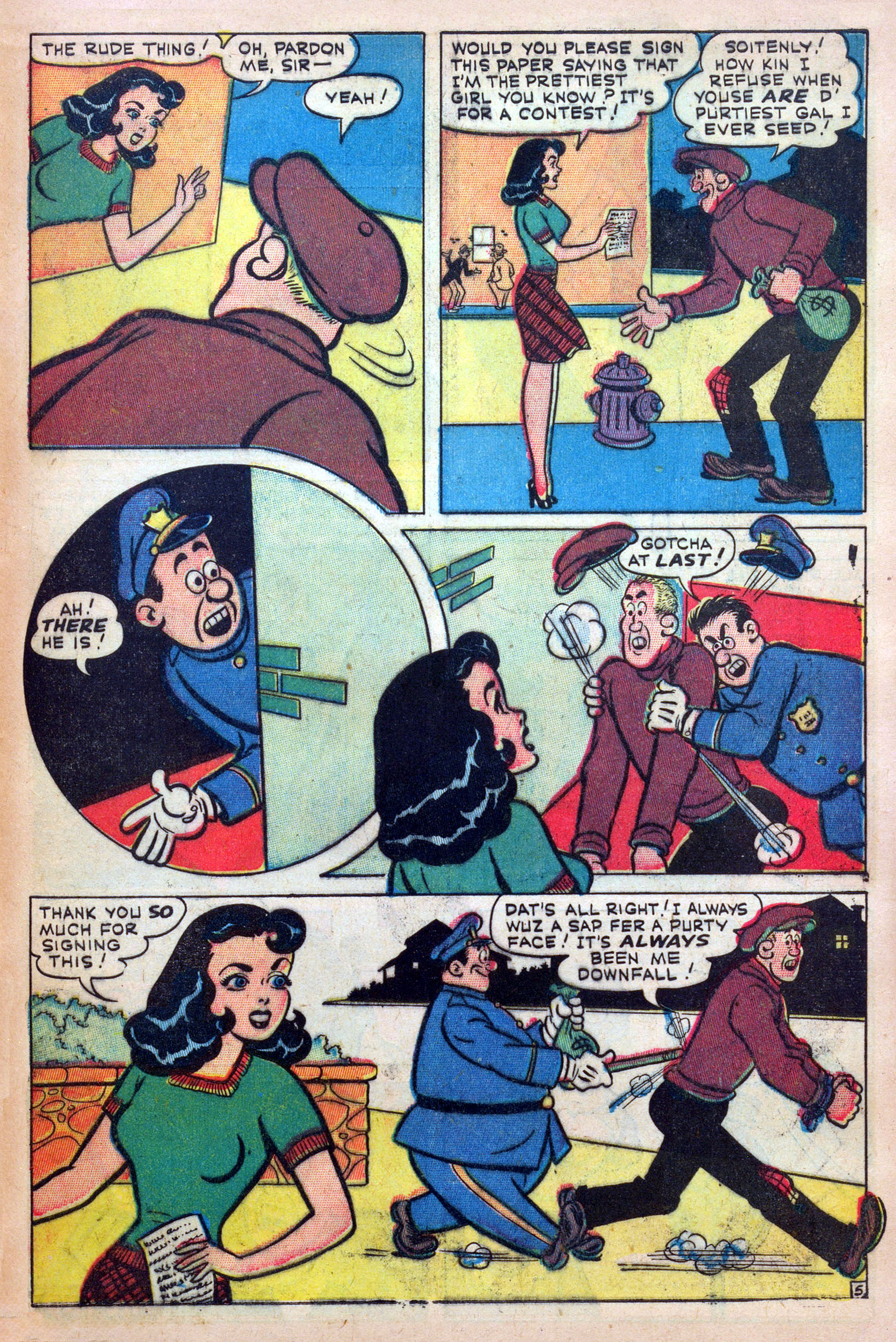 Read online Margie Comics comic -  Issue #39 - 47
