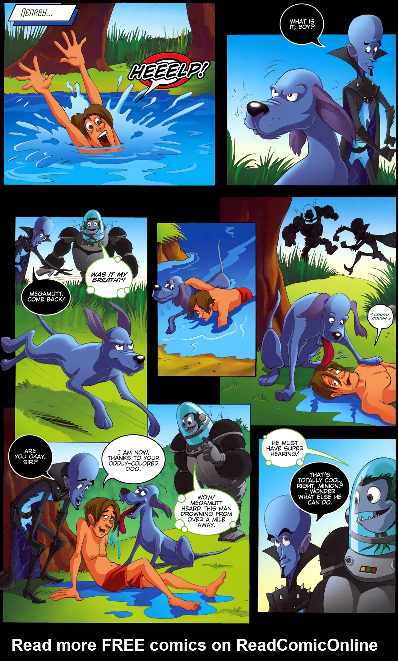Read online Megamind: Bad. Blue. Brilliant. comic -  Issue #3 - 10
