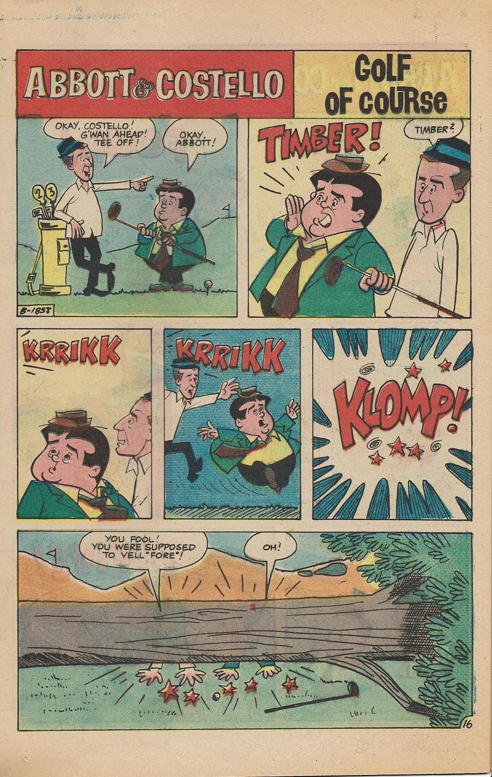 Read online Abbott & Costello comic -  Issue #6 - 21