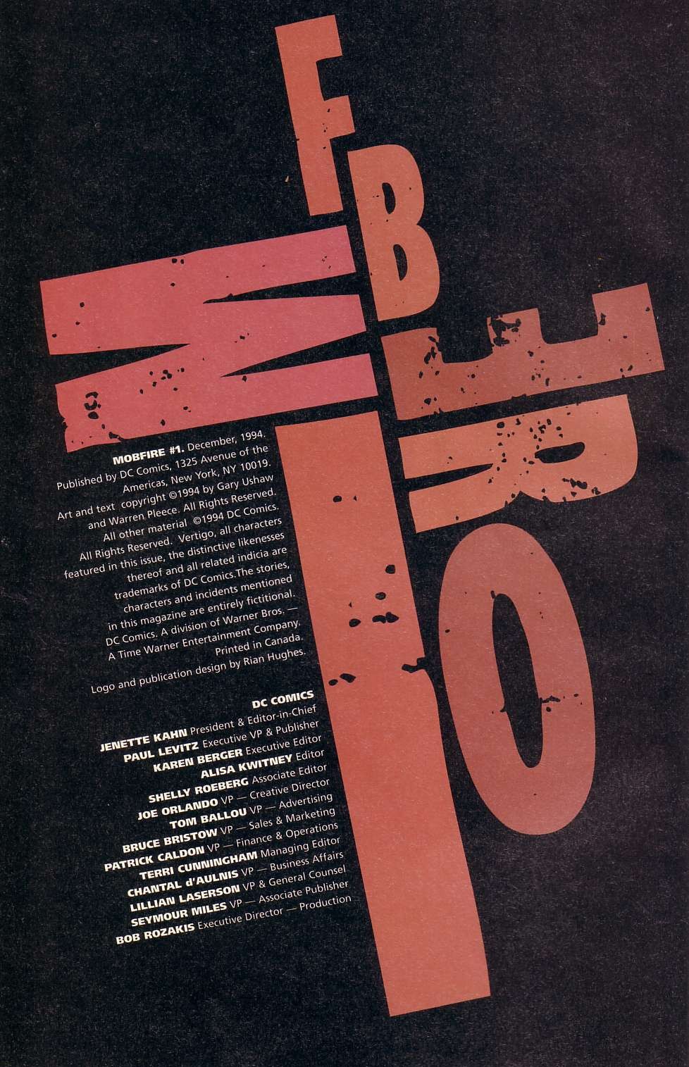 Read online Mobfire comic -  Issue #1 - 3