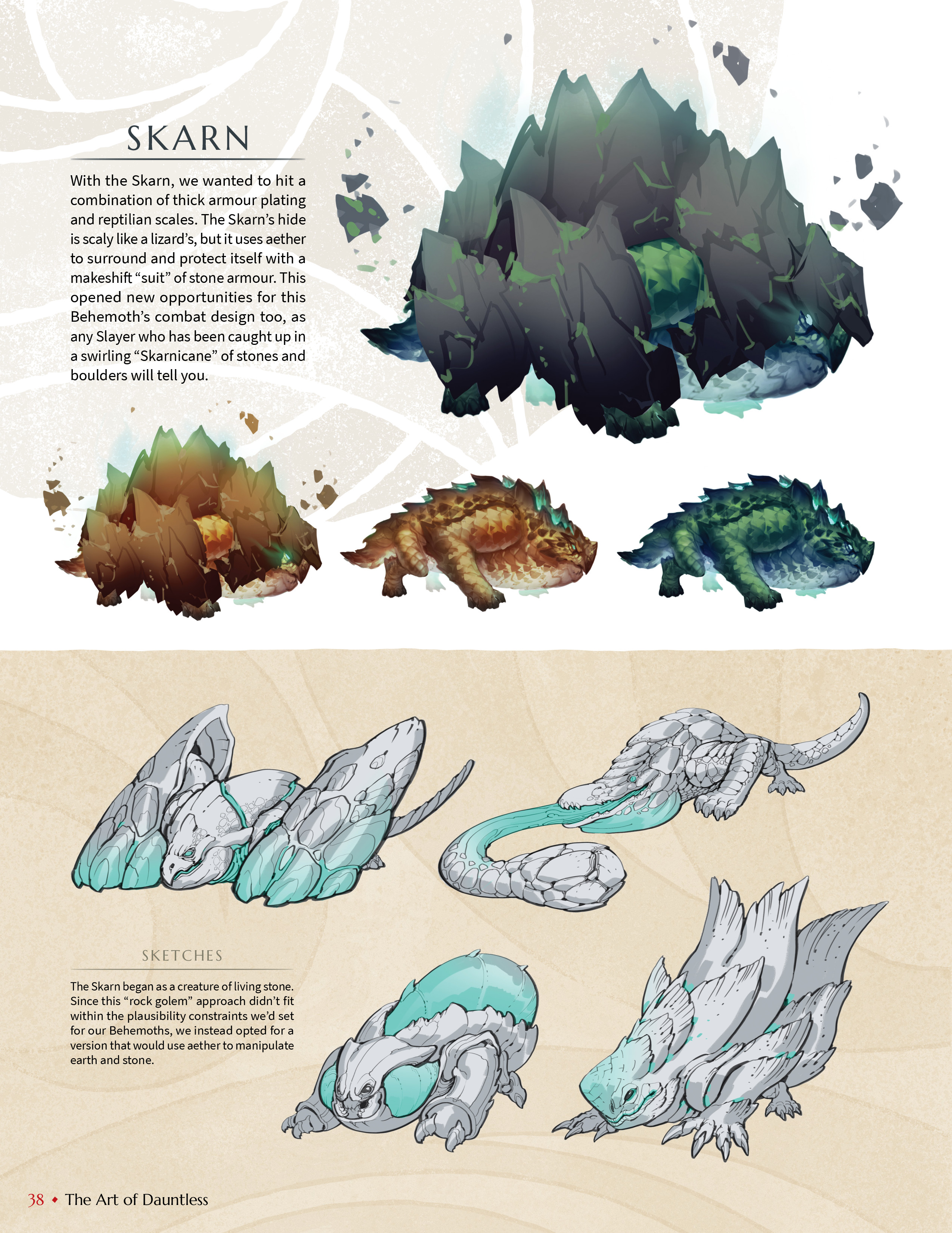 Read online The Art of Dauntless comic -  Issue # TPB - 33