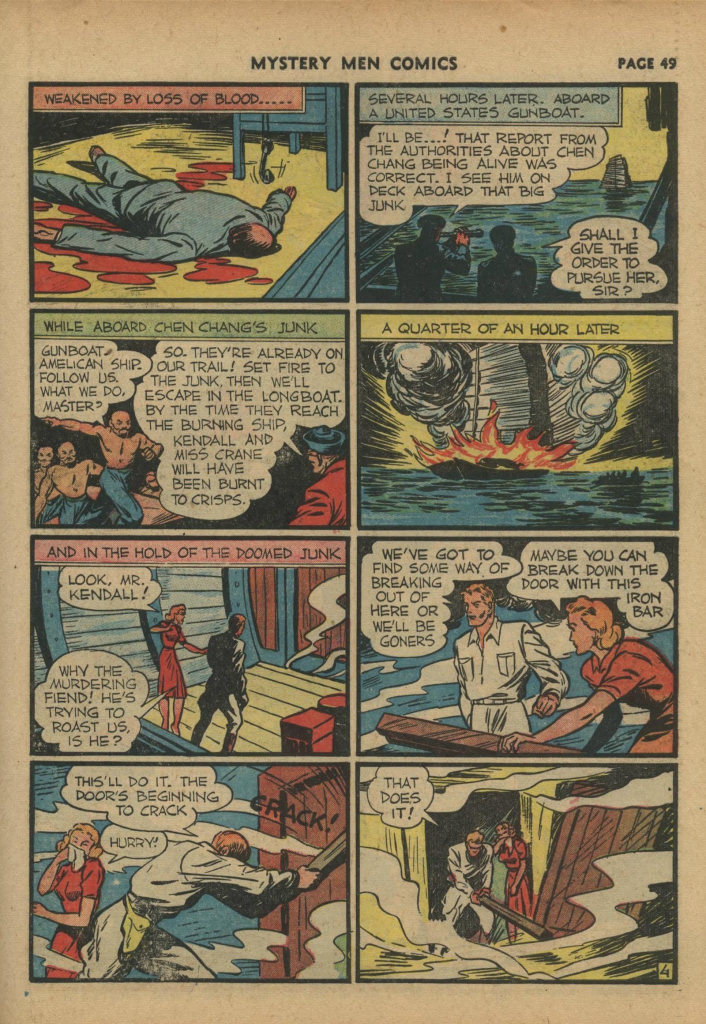 Read online Mystery Men Comics comic -  Issue #19 - 51