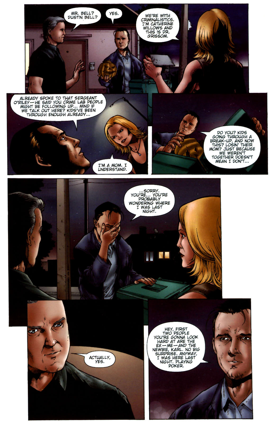 Read online CSI: Crime Scene Investigation: Demon House comic -  Issue #5 - 7