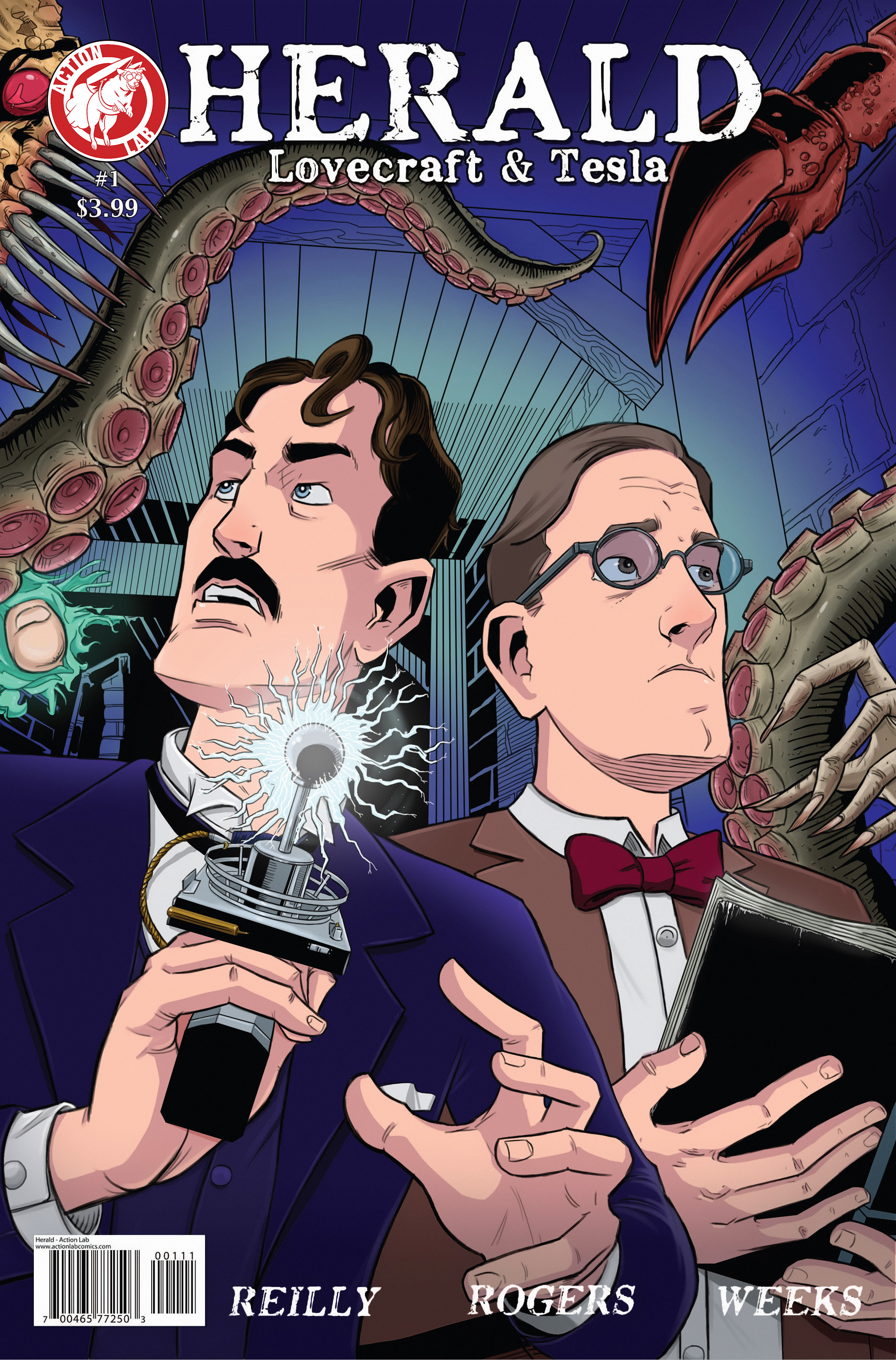 Read online Herald: Lovecraft and Tesla comic -  Issue #1 - 1
