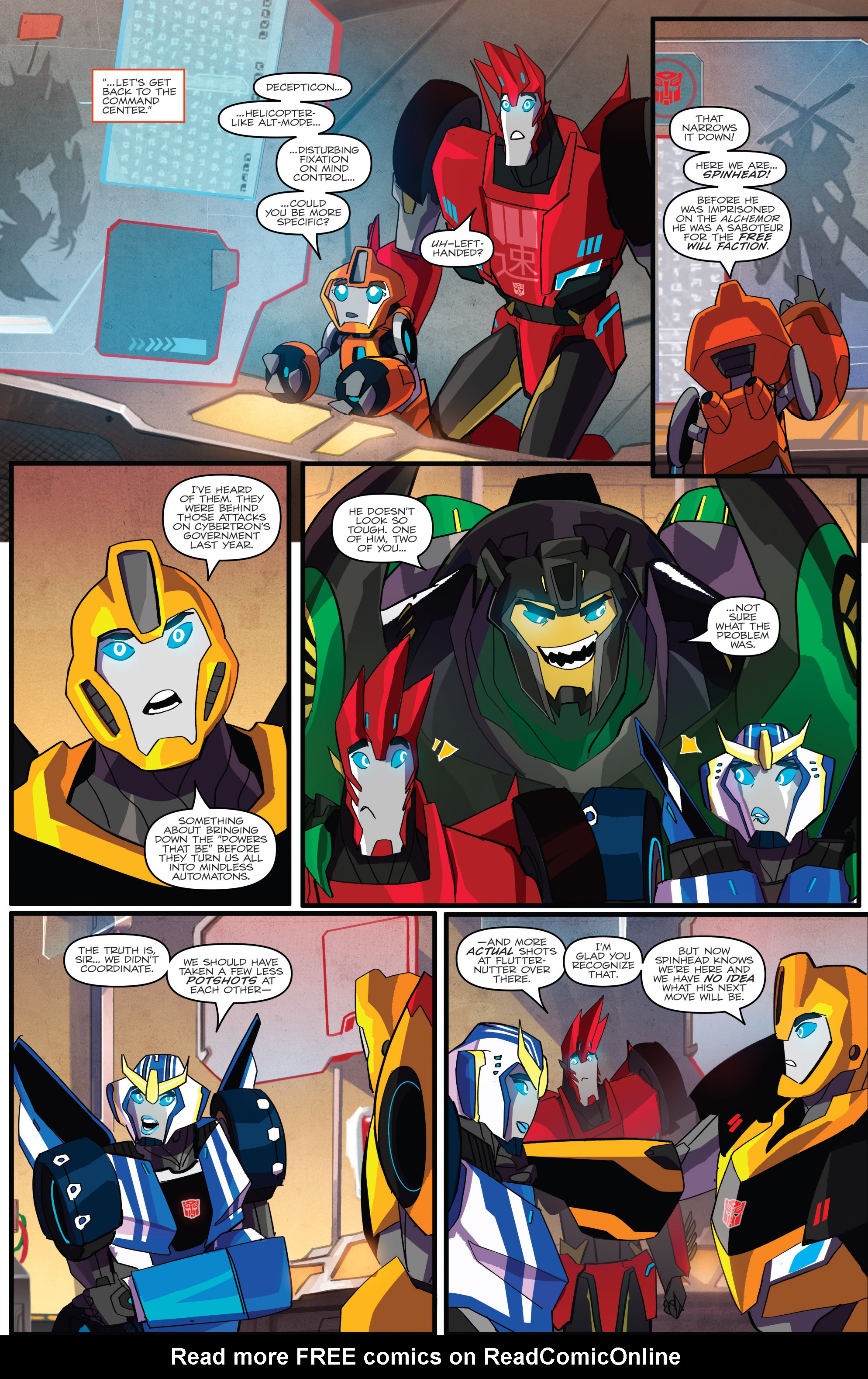 Read online Transformers: Robots In Disguise (2015) comic -  Issue #1 - 13