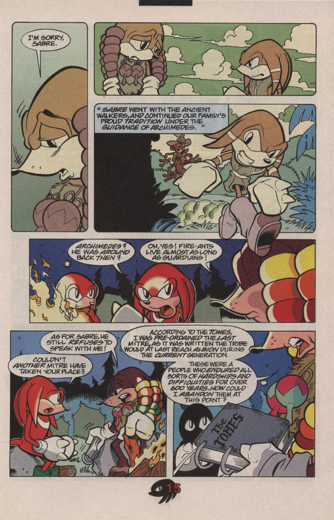 Read online Knuckles the Echidna comic -  Issue #11 - 23