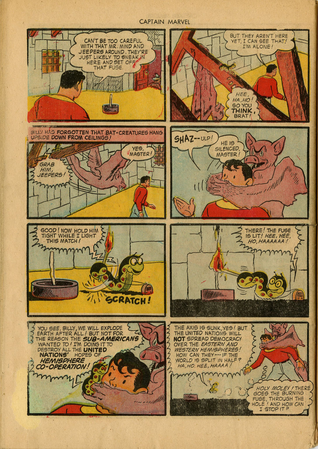 Read online Captain Marvel Adventures comic -  Issue #37 - 46