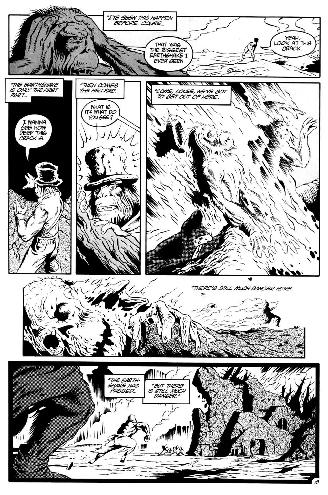Read online Planet of the Apes (1990) comic -  Issue #7 - 21