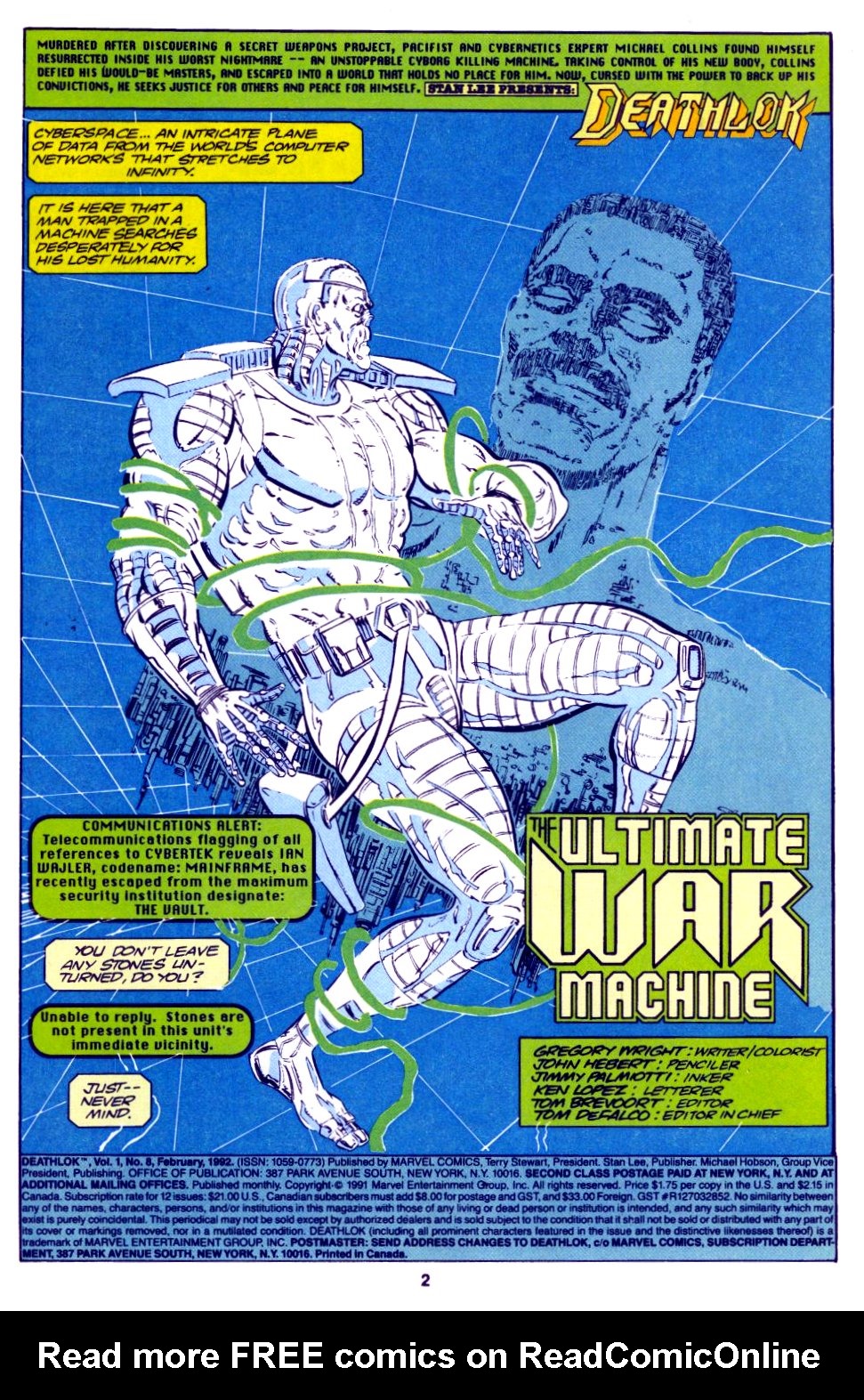Read online Deathlok (1991) comic -  Issue #8 - 3