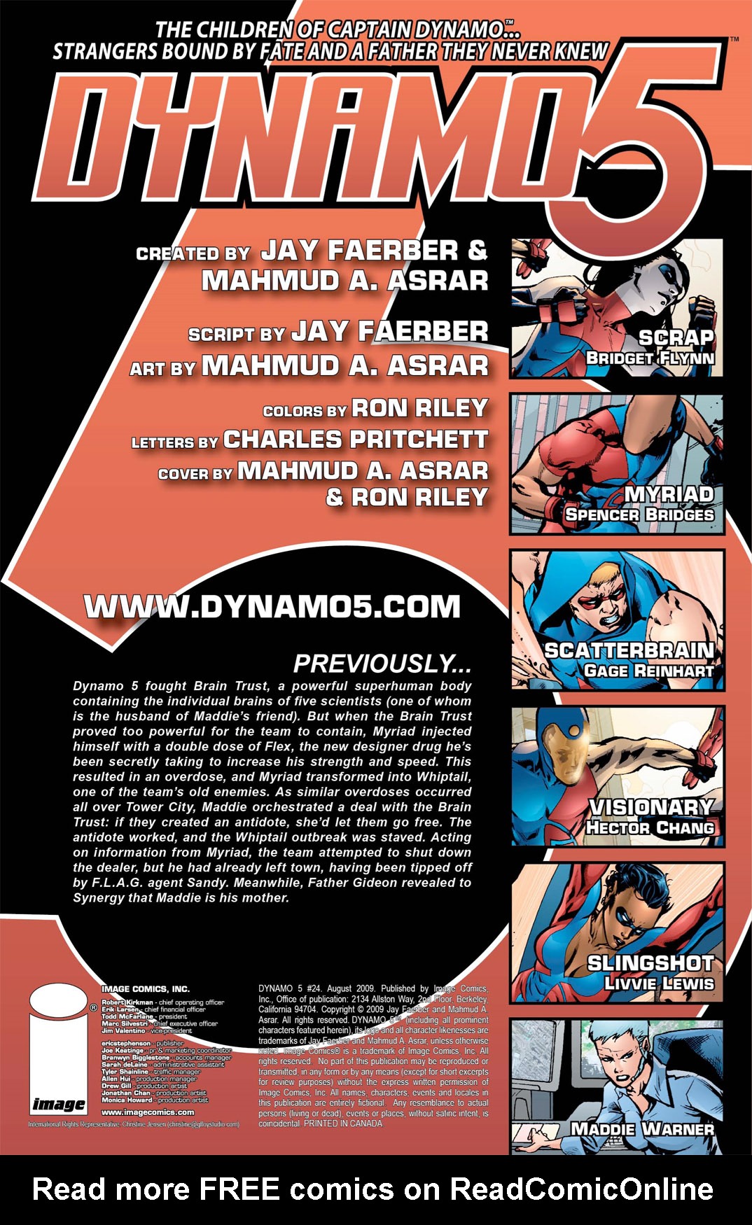 Read online Dynamo 5 comic -  Issue #24 - 2