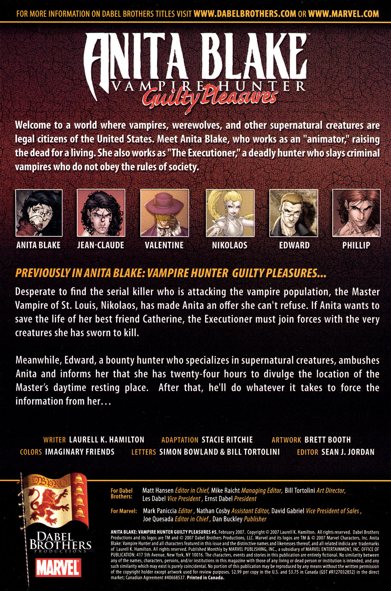 Read online Anita Blake, Vampire Hunter: Guilty Pleasures comic -  Issue #5 - 2