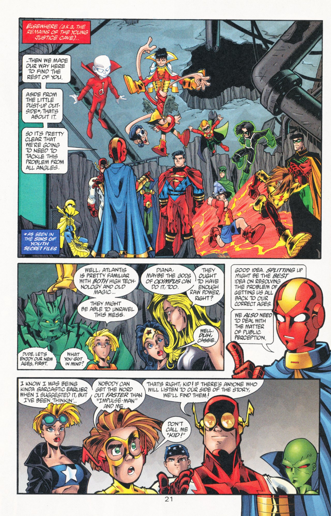 Read online Sins of Youth comic -  Issue # JLA Jr. - 32