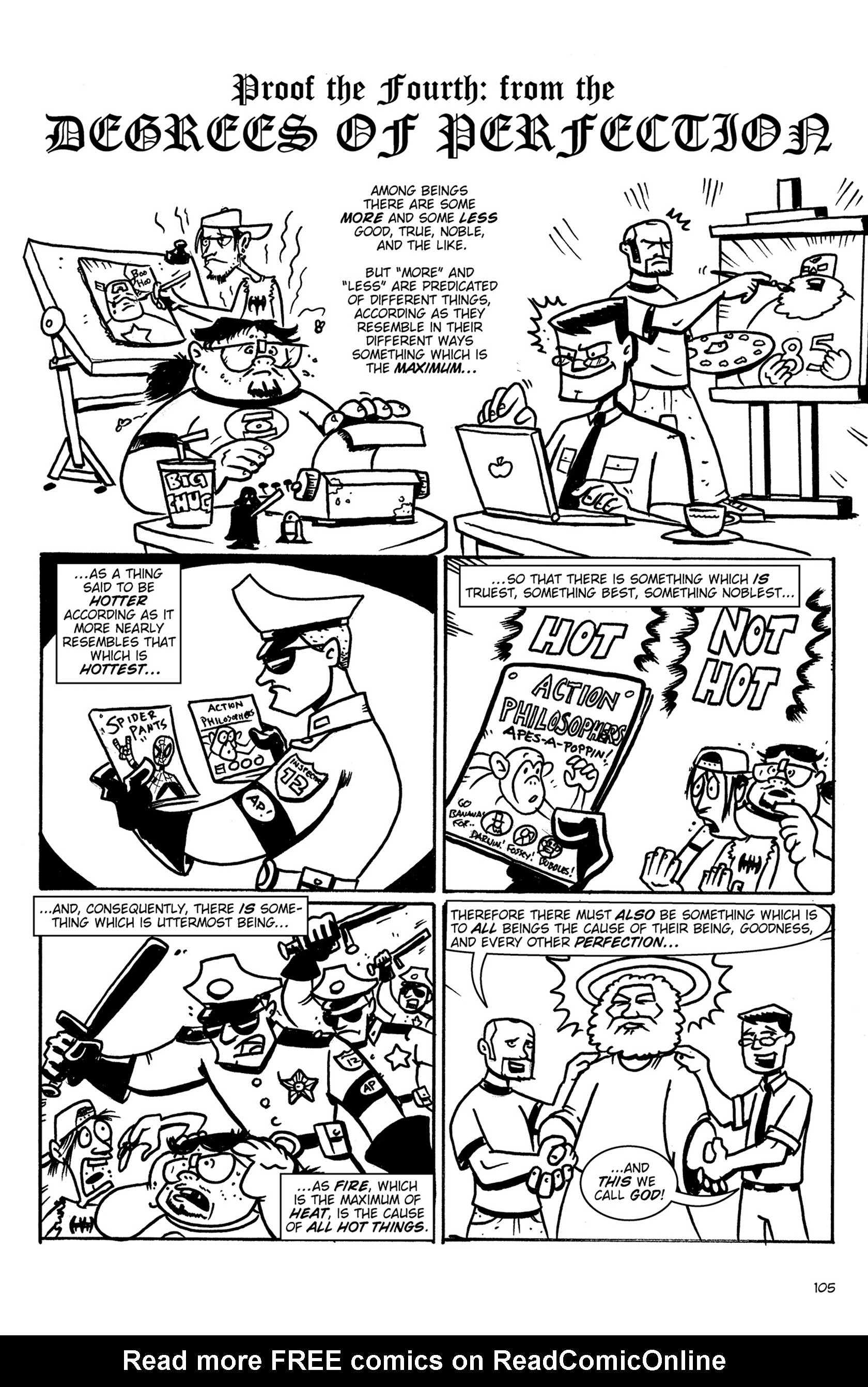 Read online Action Philosophers! comic -  Issue #Action Philosophers! TPB (Part 1) - 105