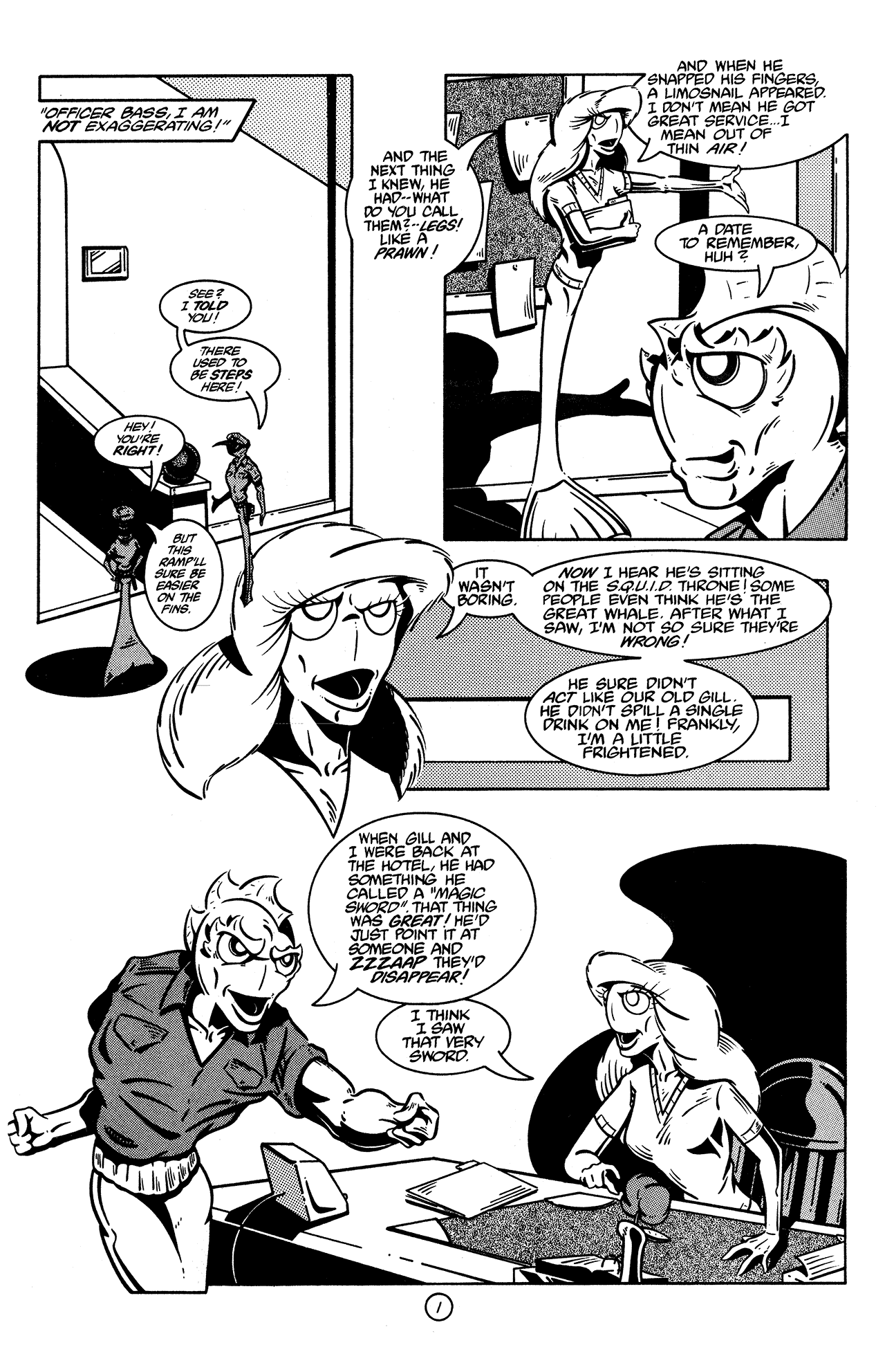 Read online The Fish Police comic -  Issue #24 - 3
