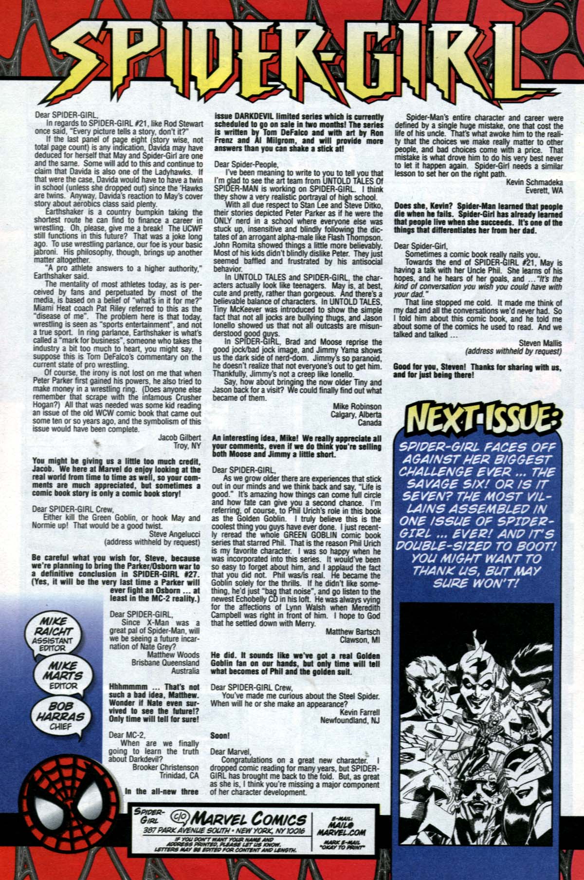 Read online Spider-Girl (1998) comic -  Issue #24 - 24
