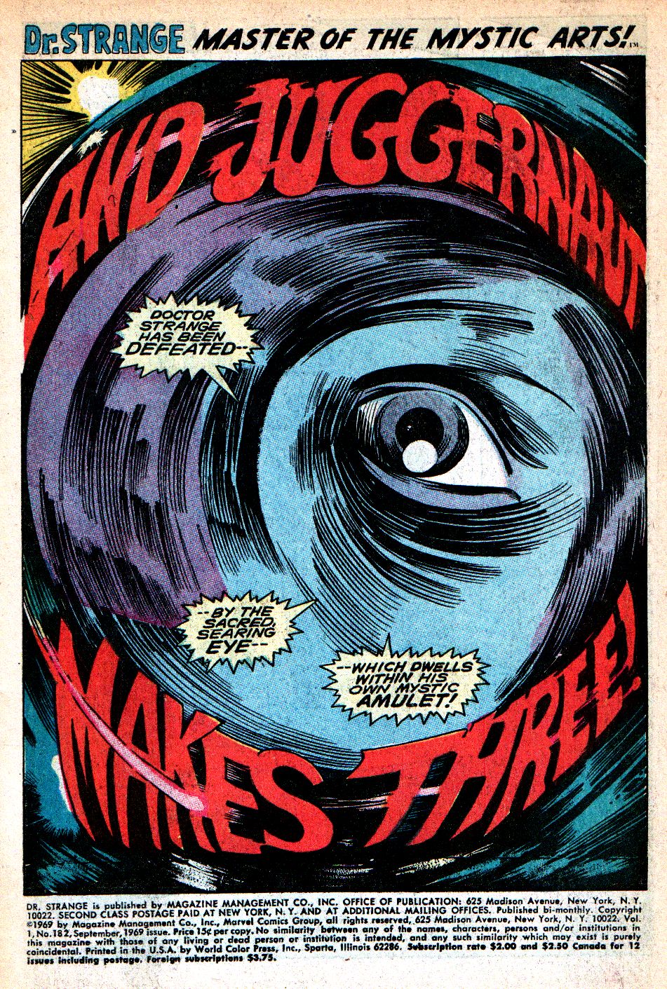 Read online Marvel Masterworks: Doctor Strange comic -  Issue # TPB 3 - 278