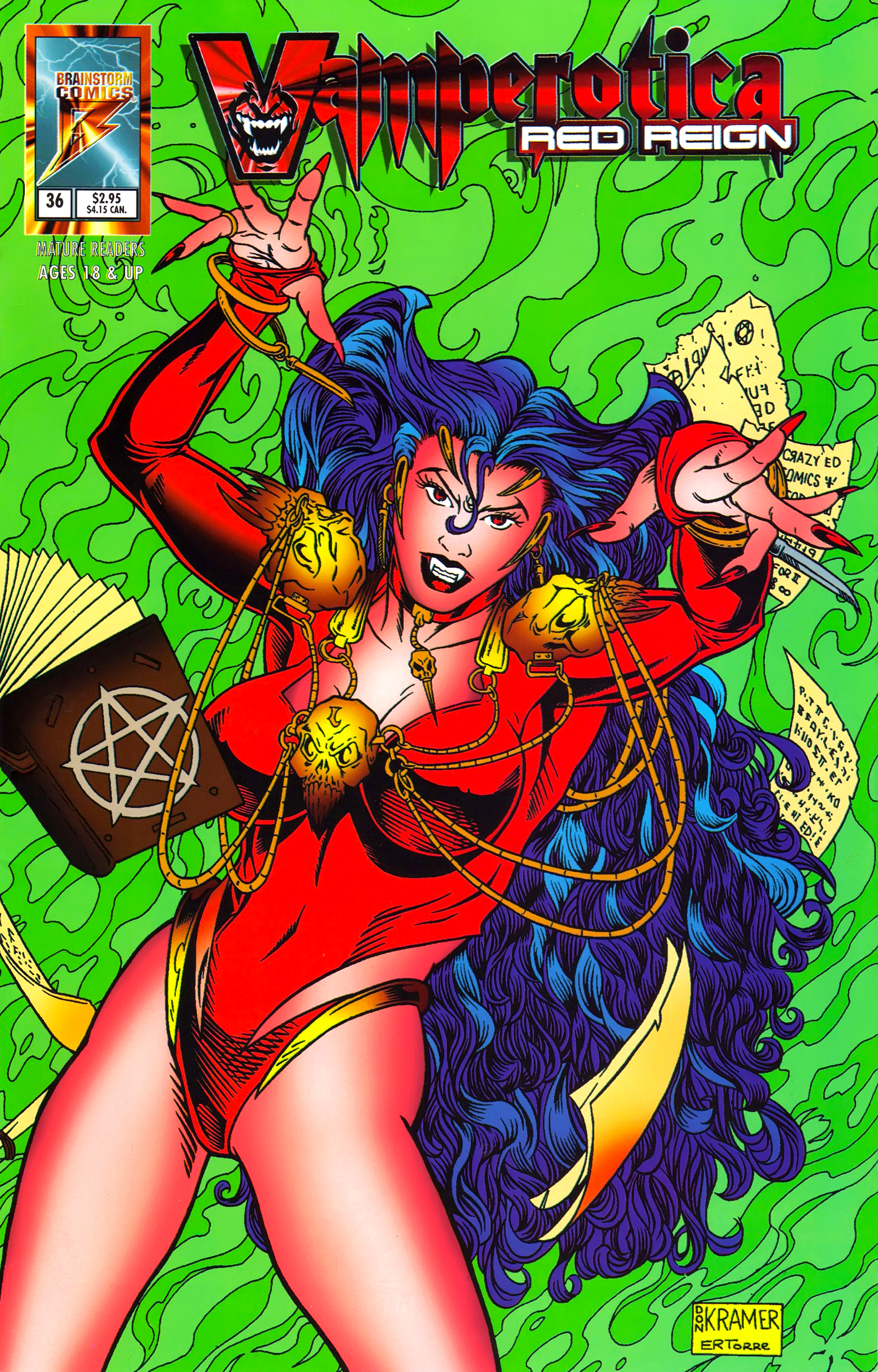 Read online Vamperotica comic -  Issue #36 - 1