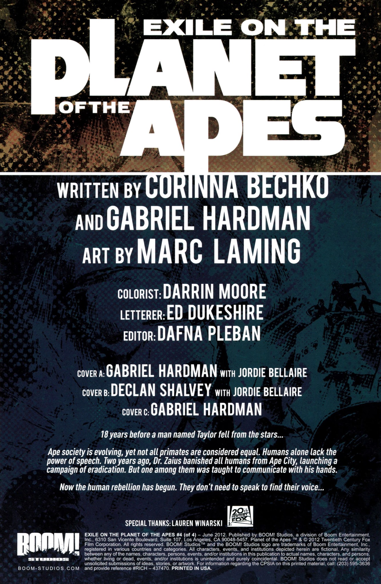 Read online Exile on the Planet of the Apes comic -  Issue #4 - 2