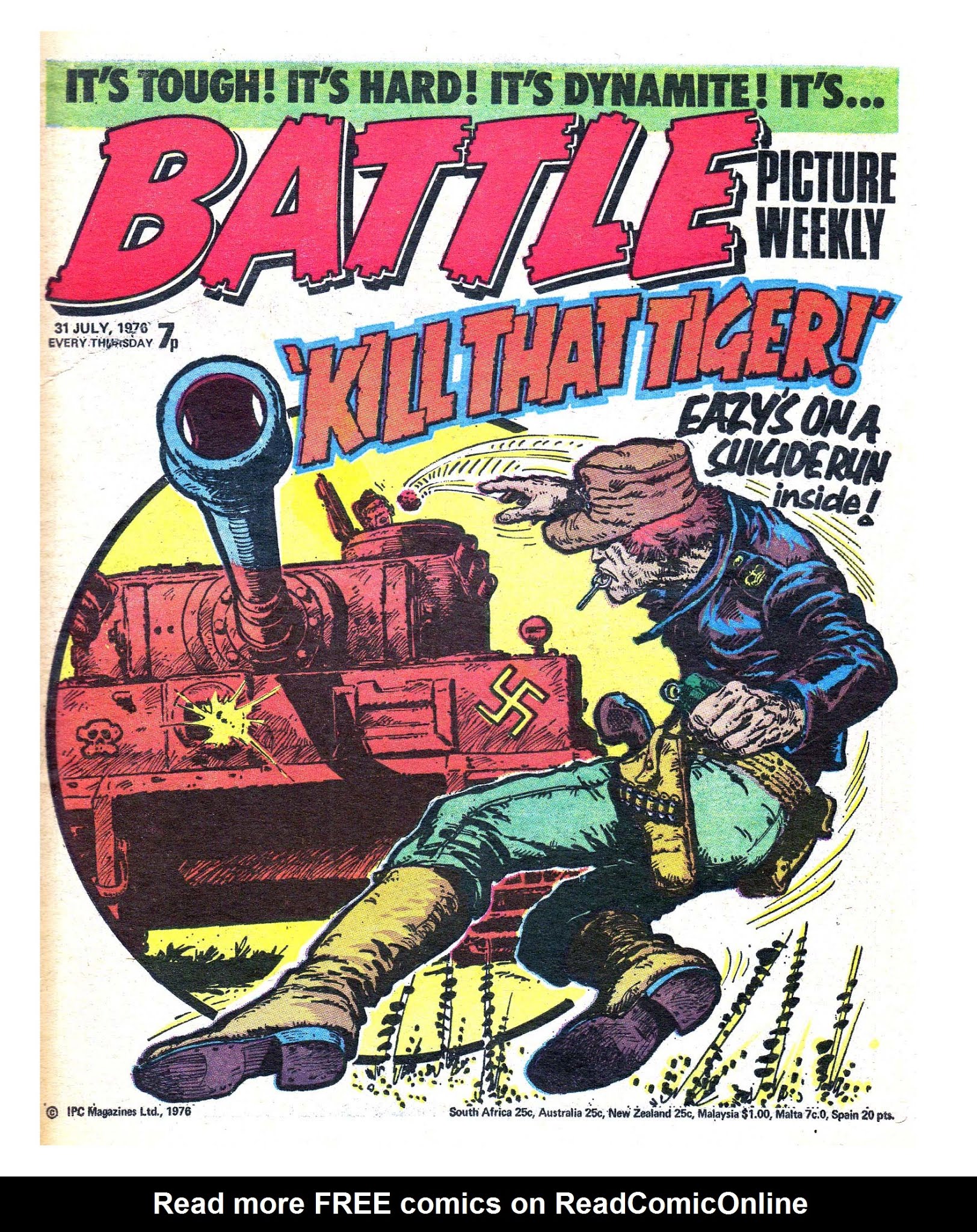 Read online Battle Picture Weekly comic -  Issue #74 - 1
