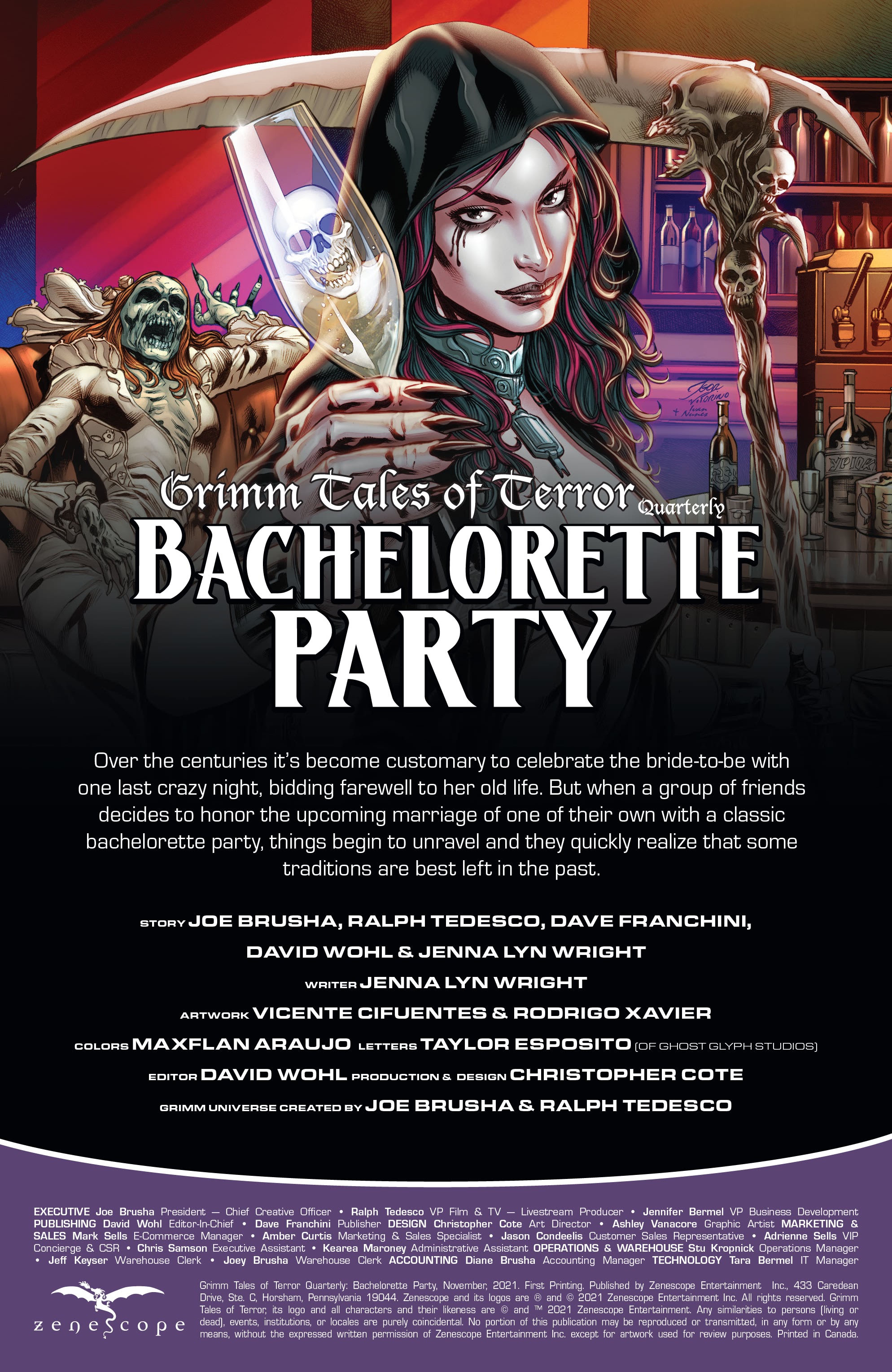 Read online Tales of Terror Quarterly: Bachelorette Party comic -  Issue # TPB - 2