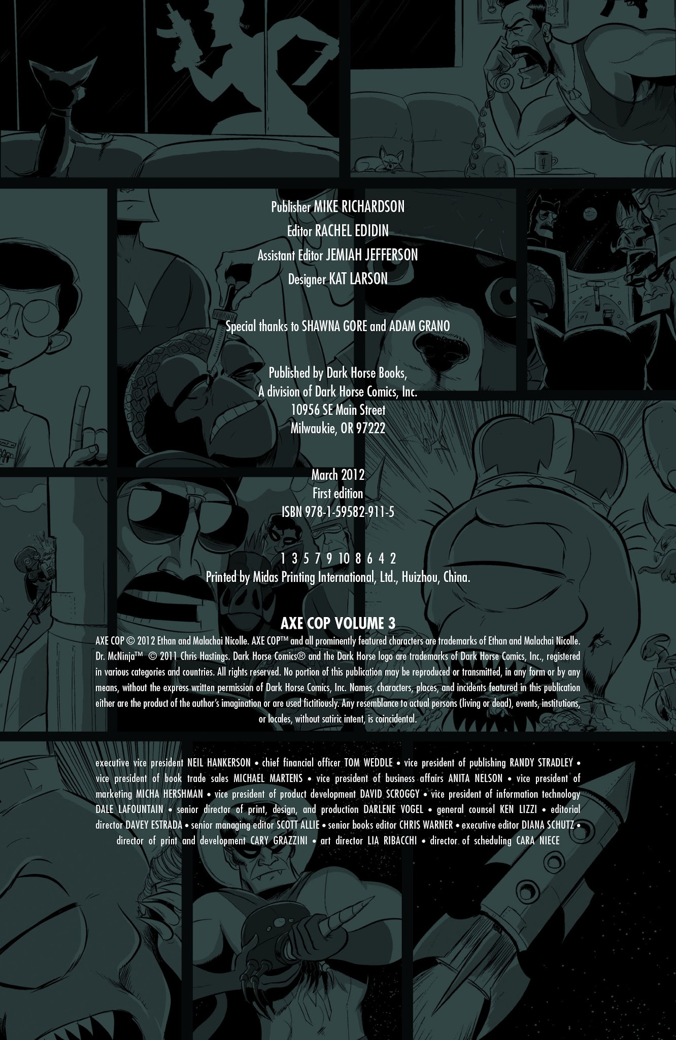 Read online Axe Cop comic -  Issue # TPB 3 - 4
