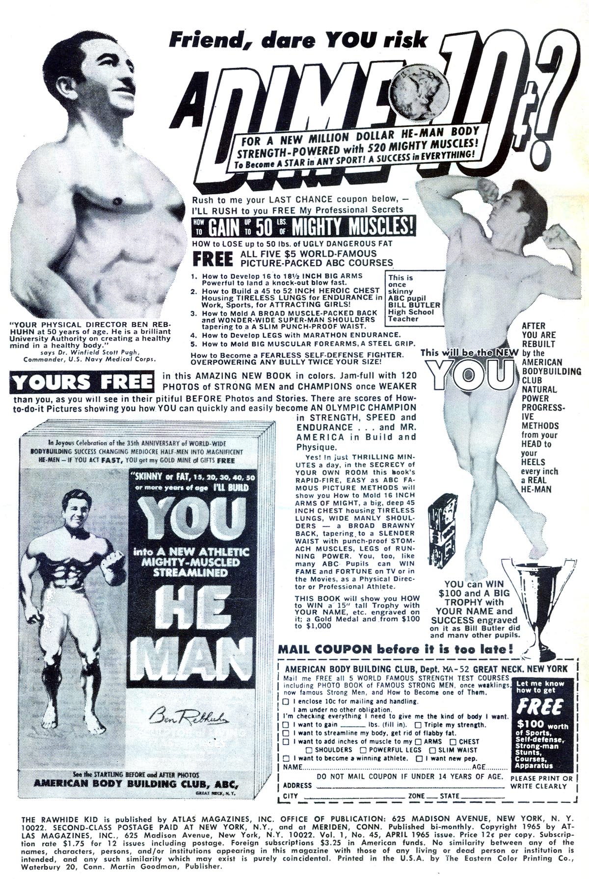 Read online The Rawhide Kid comic -  Issue #45 - 2