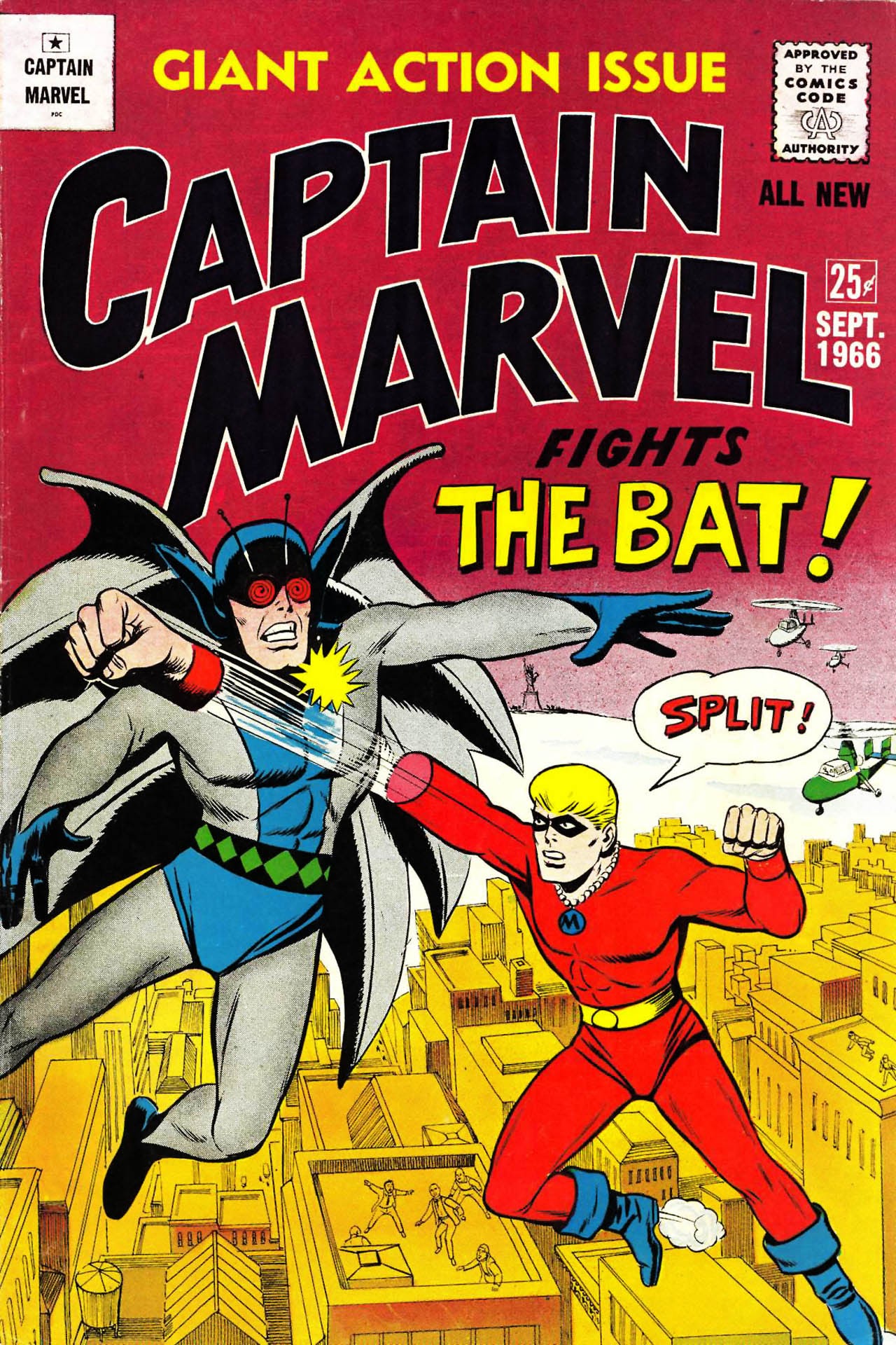Read online Captain Marvel (1966) comic -  Issue #3 - 1