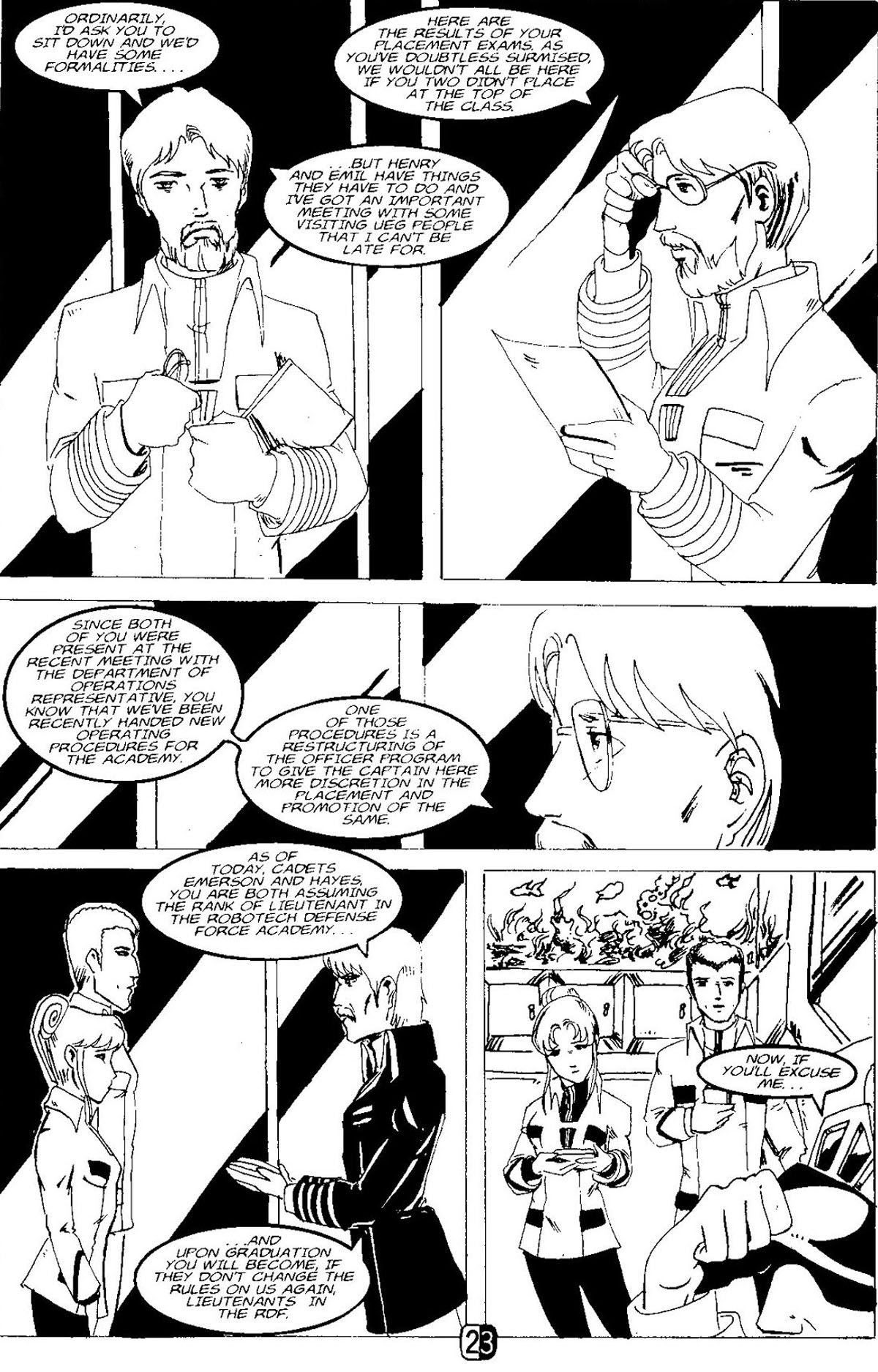 Read online Robotech Academy Blues comic -  Issue #5 - 31