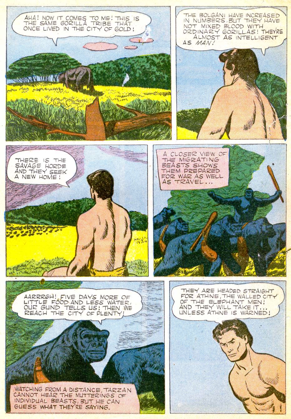 Read online Tarzan (1948) comic -  Issue #52 - 4