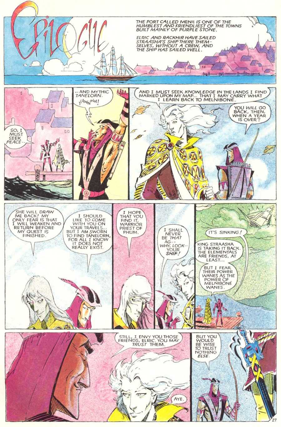 Read online Elric (1983) comic -  Issue #6 - 28