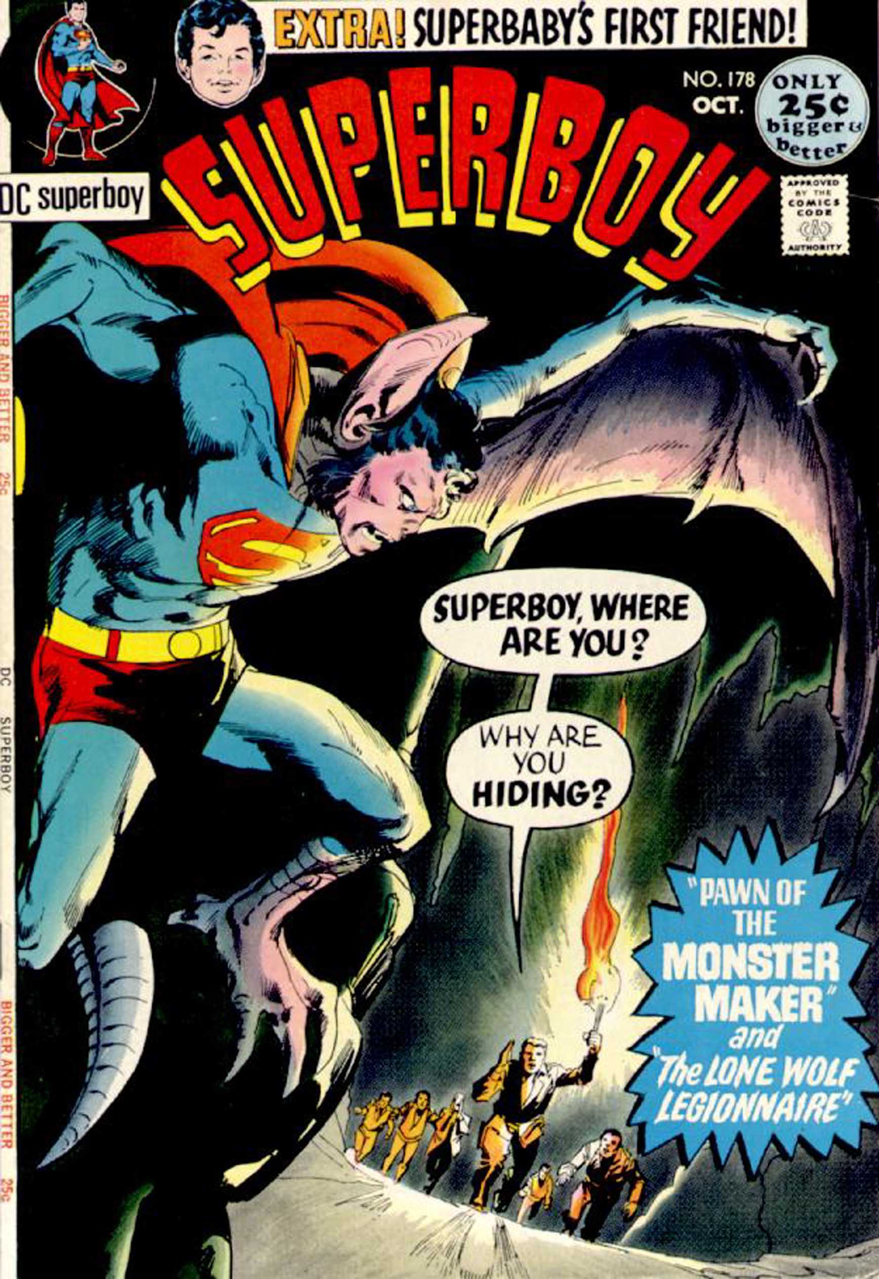 Read online Superboy (1949) comic -  Issue #178 - 1
