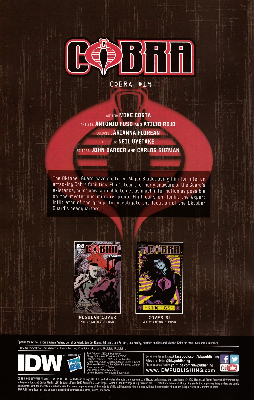 G.I. Joe Cobra (2011) issue 19 - Page 2
