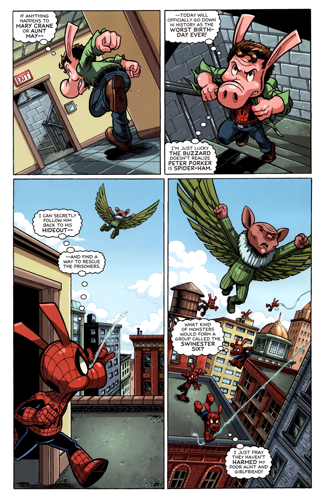 Read online Spider-Ham 25th Anniversary Special comic -  Issue # Full - 10