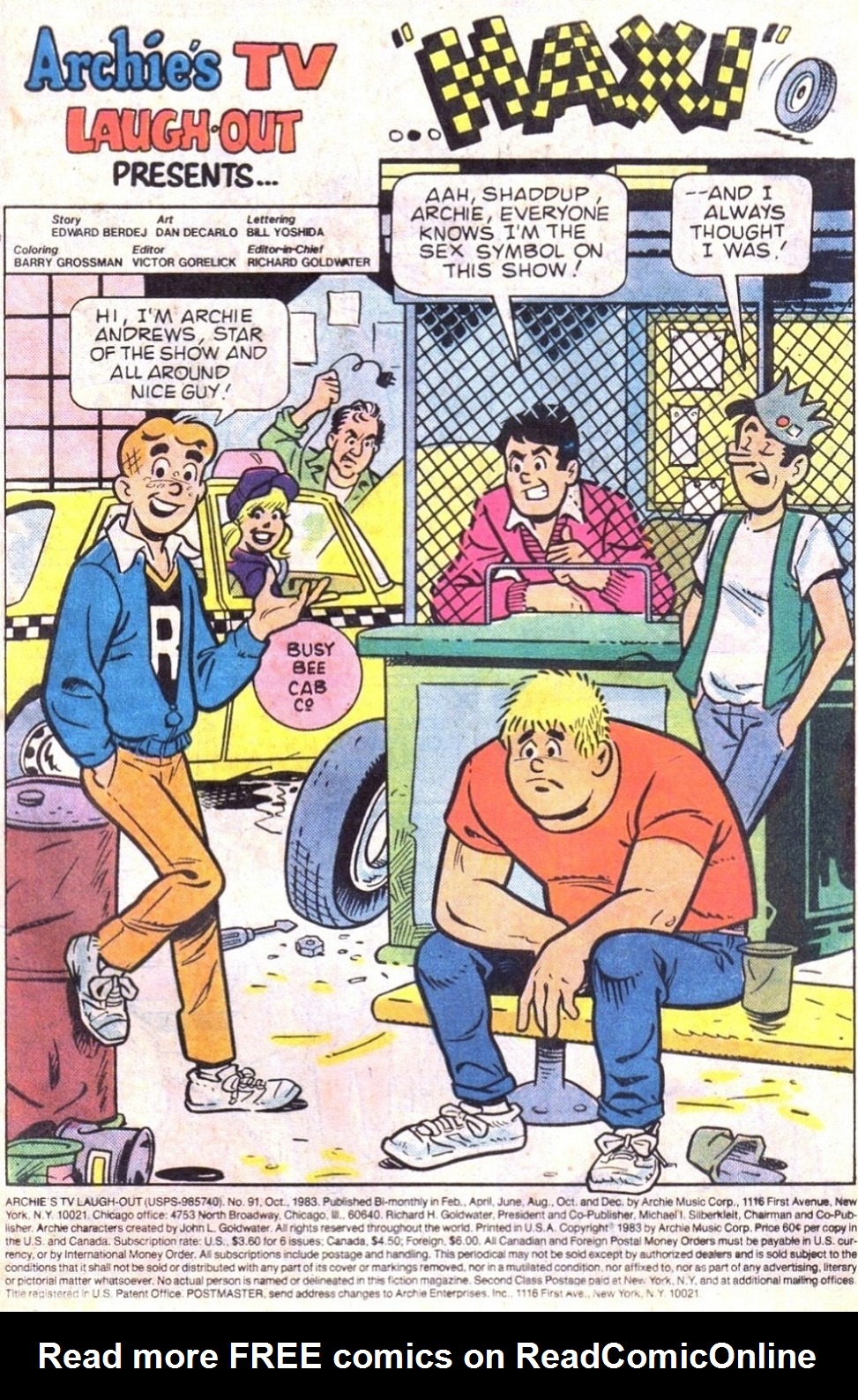 Read online Archie's TV Laugh-Out comic -  Issue #91 - 3