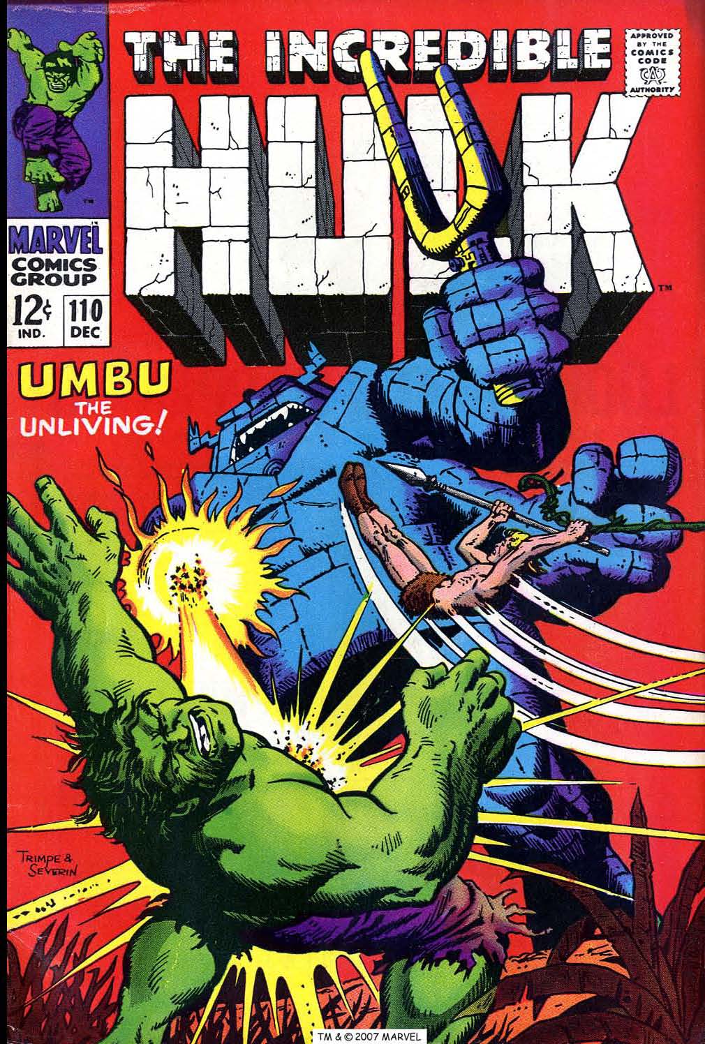 Read online The Incredible Hulk (1968) comic -  Issue #110 - 1