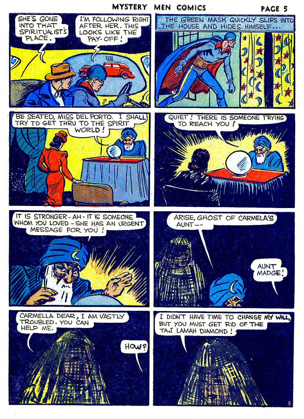 Read online Mystery Men Comics comic -  Issue #6 - 7