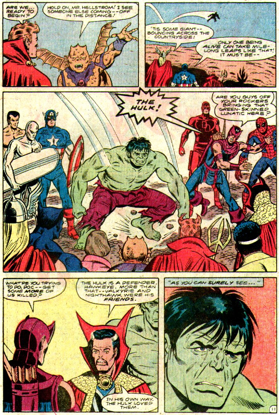 Read online The Defenders (1972) comic -  Issue #107 - 12