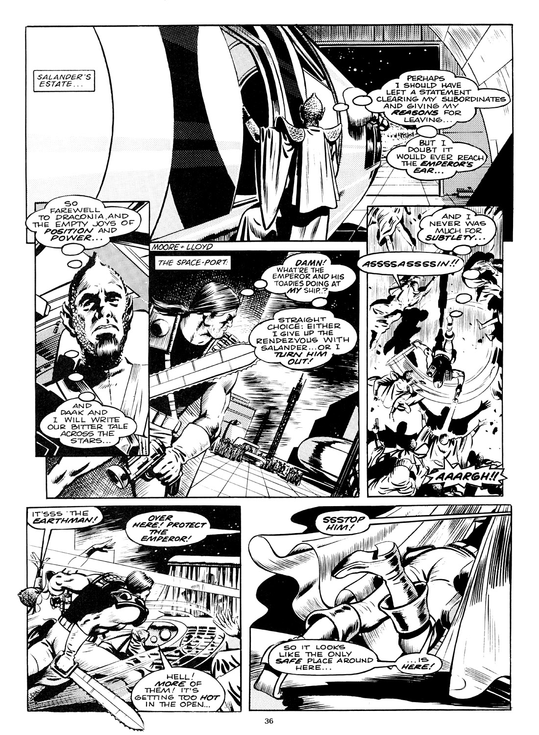 Read online Marvel Graphic Novel comic -  Issue #4 Abslom Daak, Dalek Killer - 35