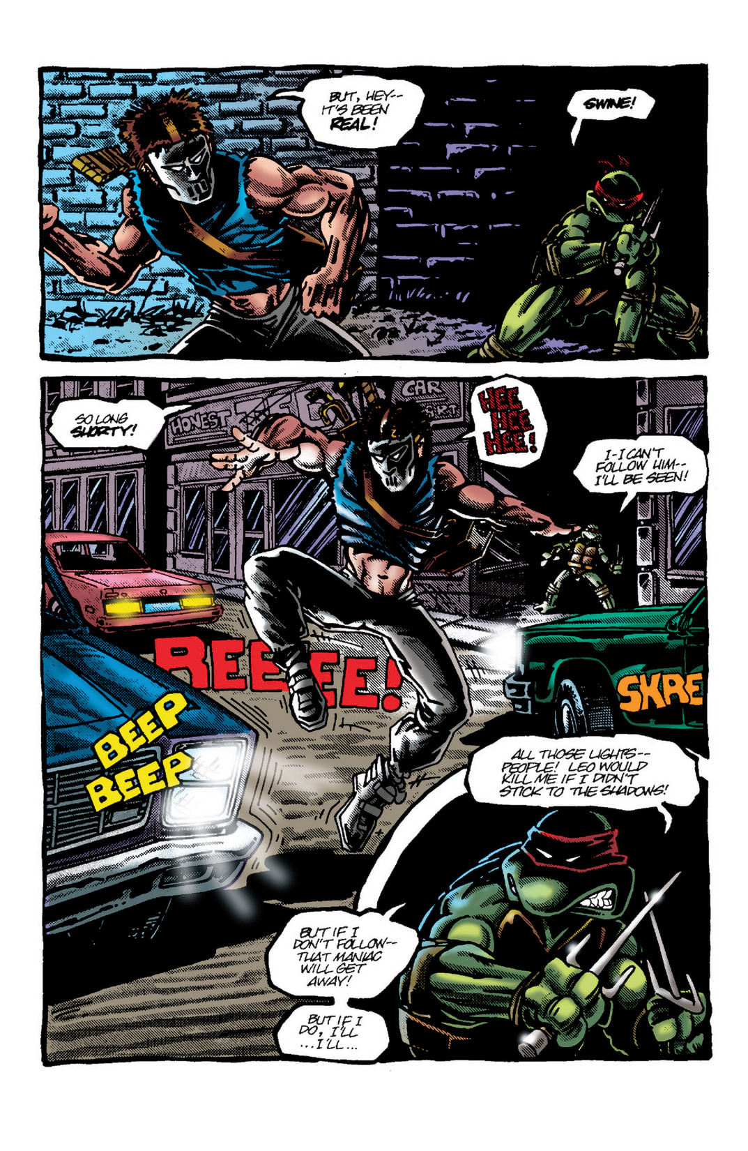 Read online Teenage Mutant Ninja Turtles Color Classics: Raphael Micro-Series One-Shot comic -  Issue # Full - 21