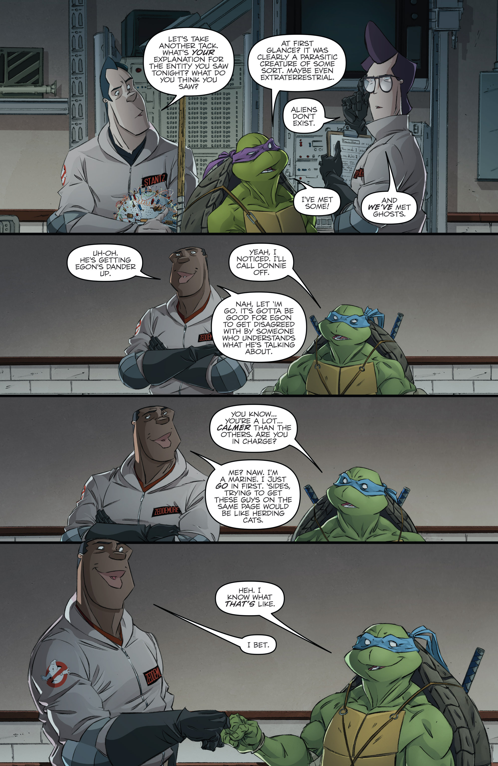 Read online Teenage Mutant Ninja Turtles/Ghostbusters comic -  Issue #2 - 18