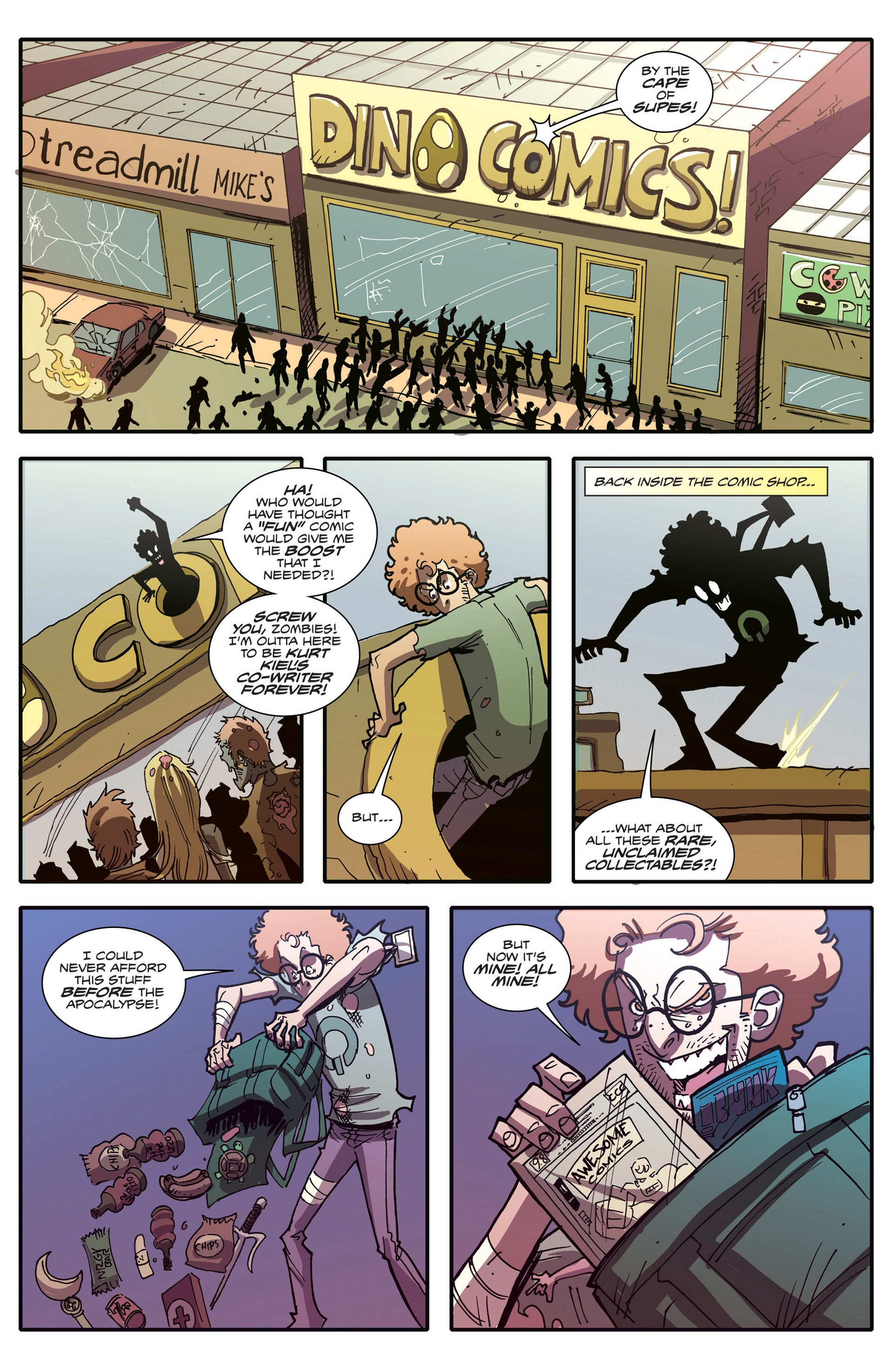 Read online Fanboys vs. Zombies comic -  Issue #18 - 19