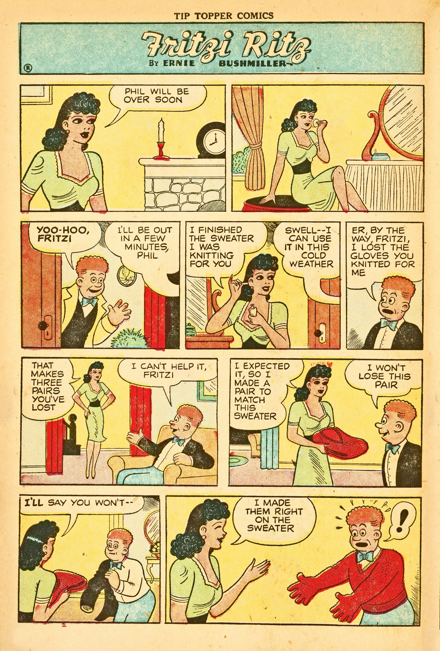 Read online Tip Topper Comics comic -  Issue #22 - 6