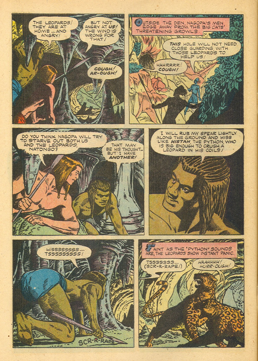 Read online Tarzan (1948) comic -  Issue #45 - 48