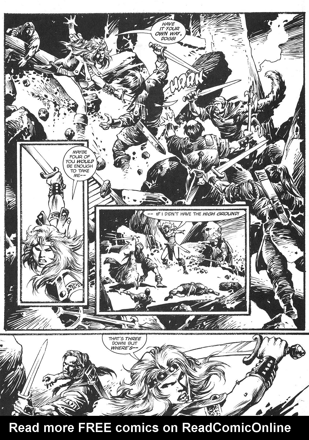 Read online The Savage Sword Of Conan comic -  Issue #226 - 37