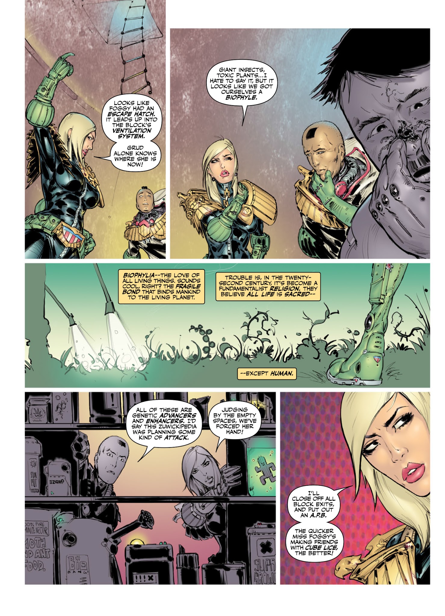 Read online Judge Anderson: The Psi Files comic -  Issue # TPB 5 - 129